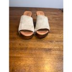 Cordani Whitley Slide On Platform Sandal Suede Tan Size 7.5 Photo 5