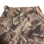 Aerie OFFLINE Real Me Brown Snake Skin Print Hi-Rise Crossover 7/8 Leggings Sz S Photo 4