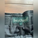 Harvé Benard Harve Bernard By Bernard Holtzman Black Leather Pants Size 6 Photo 3