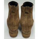 Sorel Joan of Arctic Wedge II Chelsea Boots Women's 7 Brown Suede Waterproof EUC Photo 2