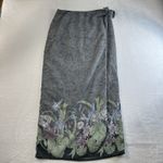 Tommy Bahama Sz M Silk Wrap Skirt Maxi Long Hawaiian Floral Resort Vacation Photo 1