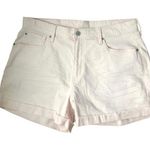 Levi's Levi’s Signature Mean Girls High Rise Shorts 14X4”Light Pink Cuffed Raw Hem Photo 0