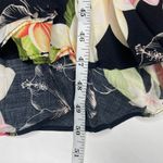 Two Palms Women's Nadina Black Hawaiian Plumeria Panel Midi Dress Plus Size 2XL Photo 8