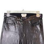 L'Agence Margot Pants Womens 27 Black Coated Skinny High Rise Stretch USA Modal Photo 11