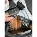 Musse & Cloud Anthropologie  Ainhoa Black Leather Lace Crochet Ankle Boots Size 9 Photo 7