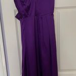 Nicole Miller Purple Formal Dress with Front Bow Photo 5