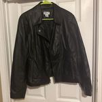 Celebrity Pink Faux Leather Jacket Photo 4