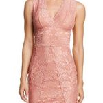 Guess Rose Pink Lace Dress Photo 0