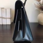 Coach  Parker Pull Through Chain Two Way Purse, Pine Green / Pewter Photo 4