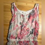 Prontomoda Giusy Womens Sleeveless Long 100% Silk Dress W/Lining, Italy|Size:M Pink Size M Photo 8