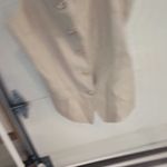 Elie Tahari  Flax Linen Blend Thick Strap Button Down Vest Flap Pockets XL Photo 6