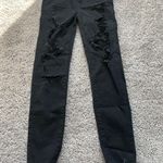 American Eagle black ripped jeans Photo 0