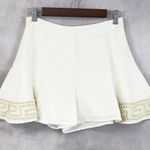 Flannel Australia Linen Shorts Size S Coastal Resort Clean Girl Summer Minimal White Photo 0