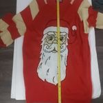 Carbon Christmas Santa Striped Red/Tan Sweater M Holiday Ugly Winter Party Cozy Red Size M Photo 6