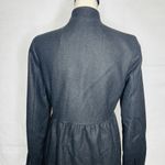 Banana Republic  Wool Blend Long Black Dress Coat Women's Size S Photo 7