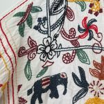 ZARA  Fish and Elephant embroidered boxy top Photo 5