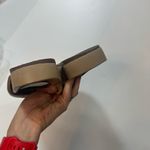 Revolve KAANAS Natural Nude Leather Knotted
Slide Sandals Size 7 Photo 5