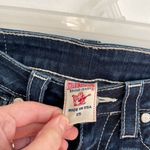 True Religion Becky Crystal Dark Wash Swarovski Distressed Low Rise Bootcut Jean Photo 4