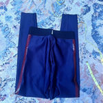 Ultracor  Leggings Size Small EUC Red Blue Smooth Sleek Yoga Photo 5