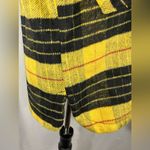 Ashley by 26 International  Outerwear Women’s Flannel Yellow Plaid Jacket Sz M Photo 7