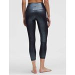 Lululemon  Align High-Rise Ribbed Pant 25" Shine Foil Black Night SIZE 6 Photo 1