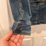 St John's Bay Denim Blazer Jacket Womens 1X‎ Jean Button Up Stretch Pockets Blue Photo 2