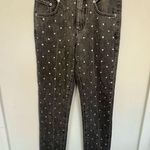 Pilcro Black Rhinestone denim jeans Size 25 Photo 7