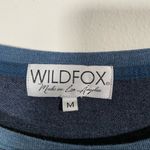 Wildfox Pizza Party Baggy Beach Jumper Sweater Navy Size Medium Cozy Photo 6