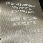 SOIA & KYO  Leila Black Charcoal Wool Coat Size Small Photo 6