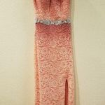 City Triangles  Muave Lace Open Back Prom Dress 7 Photo 0