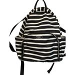 Kate Spade  Dawn‎ Nylon Backpack Black White Stripe Women's Bag Photo 3