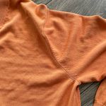 Brooks Brothers  Orange V-Neck Sweater Photo 6