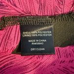 Sam Edelman  Green/Pink Tropical Leaf Print Tie Neck Ruffle Tiered Dress Size S Photo 6