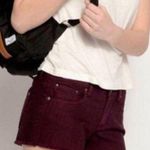 Aeropostale Blackberry Wine Cut-Off Shorts Photo 0