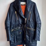 Veronica Beard Nylon Utility Jacket Navy Size 6 Photo 0