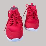 Just Be Women's Casual Fashion Sneakers White Soles Laces Red Size 7 Photo 1