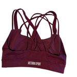 Victoria's Secret Victoria’s Secret Sport bra Maroon strappy back cross training gym yoga small Photo 0