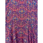 Abercrombie & Fitch  Blue Orange Red Yellow Floral Paisley Mini Dress Womens Sz M Photo 4