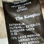 The Kooples Sport Lace Up Sweater Beige Merino Wool Blend Long Sleeve Size M Photo 7