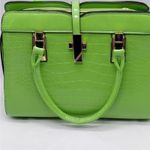 Hernan Bag Collection Women's Shoulder Bag Handbag Purse Croc Embossed Purse Green Photo 10