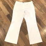 Tahari Womens White Flare Dress Pants Size 14 Photo 0