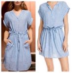 Rails  St. German Stripe Linen Blend Dress Photo 1