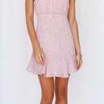 Hello Molly Pink Floral Flowy Dress Photo 0