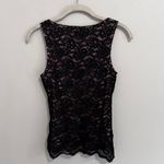 Trixxi VINTAGE BLACK LACE OVERLAY TANK TOP Photo 5