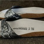 Birkenstock Madrid Python Black Narrow Fit Sandals Women’s -Size 11-11.5 Photo 2