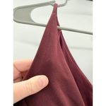 BHLDN  Jones Satin Gown Dress Women's Size 8 Burgundy Formal Wedding Guest Photo 8