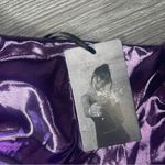 Sincerely Jules Nwt  shiney reflective glitter purple cropped top y2k style shirt Photo 2