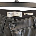 Abercrombie & Fitch  Vegan Leather Crossover 90s Straight Ultra High Rise Pants Photo 5