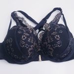 Cacique Lace Lined Criss Cross Back Bra Photo 0