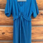 Isabel Maternity  by Ingrid & Isabel Plisse Mini Maternity Empire Waist Dress Photo 2